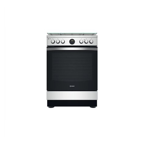 INDESIT | Cooker | IS67G8CHX/E | Hob type Gas | Oven type Electric | Stainless steel | Width 60 cm | Depth 60 cm | 73 L